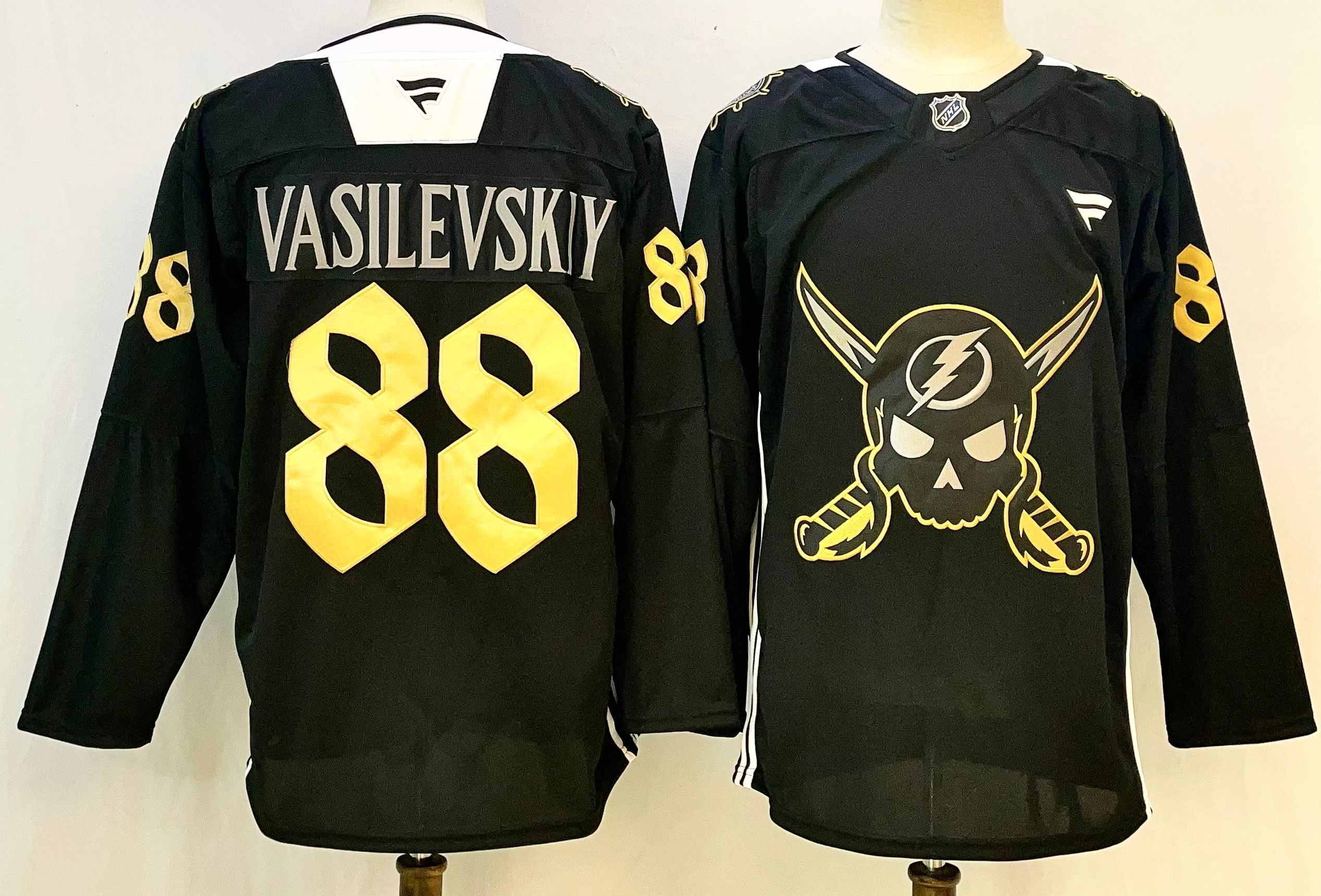Men Tampa Bay Lightning #88 Vasilevskiy Black 2026 Adidias NHL Jersey style 001->tampa bay lightning->NHL Jersey